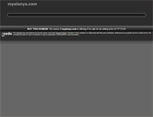 Tablet Screenshot of myalanya.com